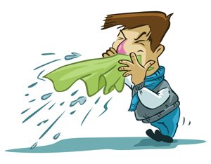 Ilustração gripe